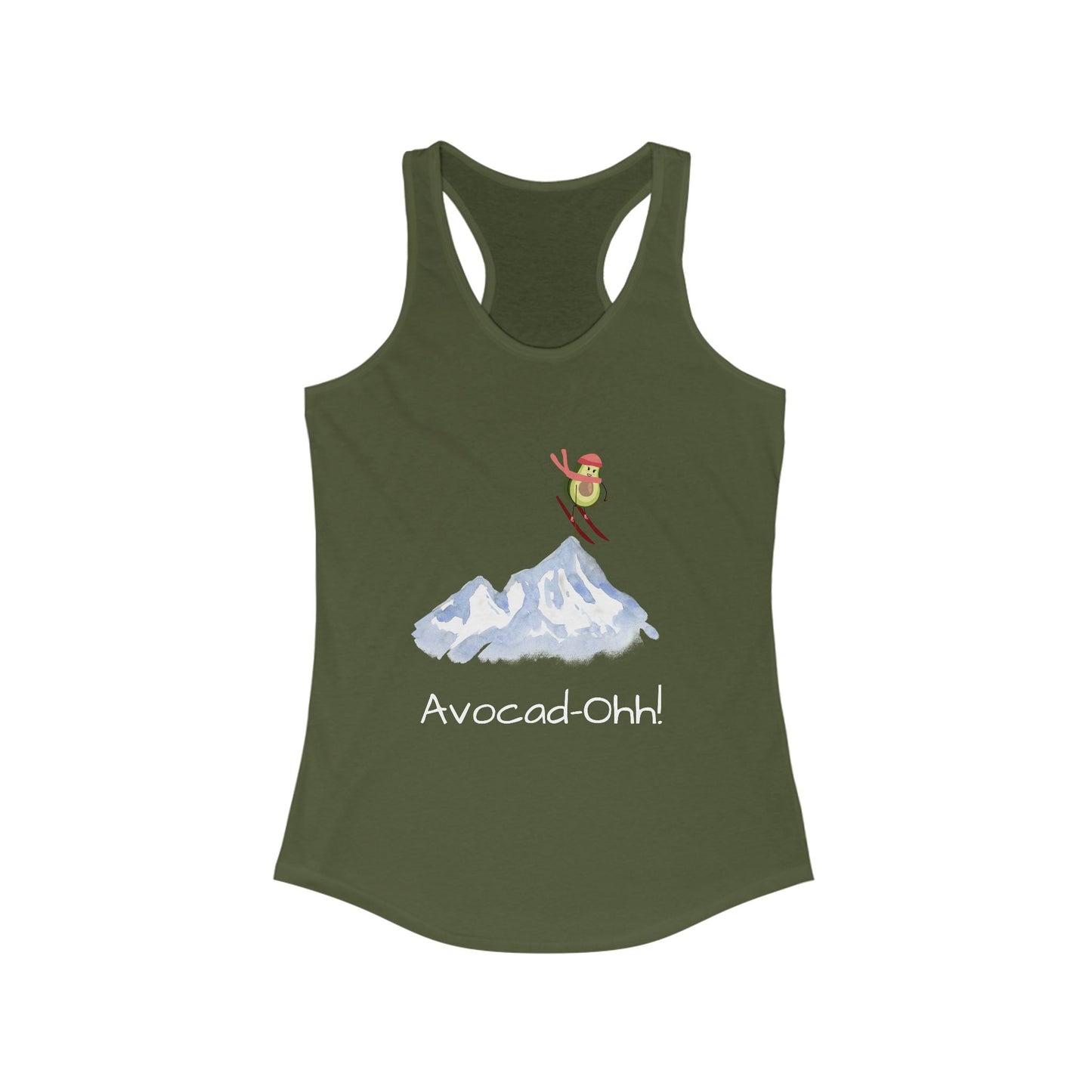 Avocad-Ohh! Women's Ideal Racerback Tank