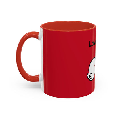 Love Birds Cute Design. Cartoon Mug, 11oz