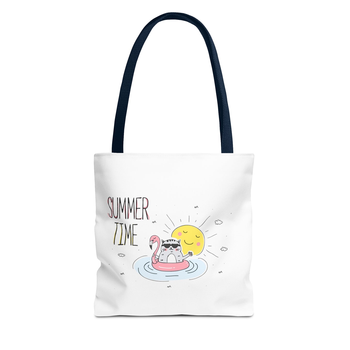 Summer Time Cat. Tote Bag (AOP)