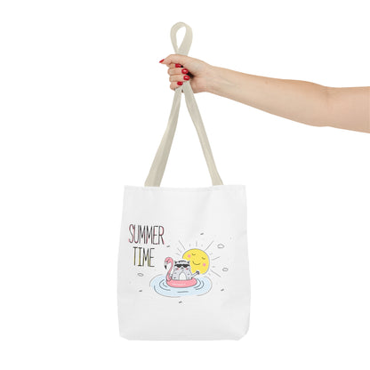 Summer Time Cat. Tote Bag (AOP)