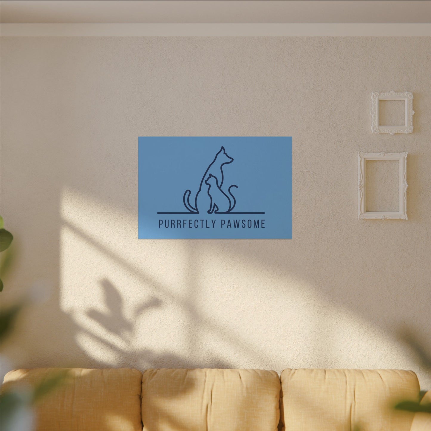 Purrfectly Pawsome. Canvas Gallery Wraps