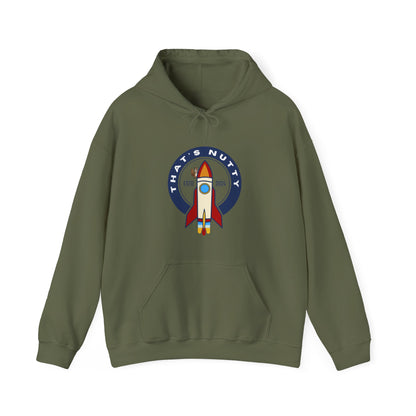 That's Nutty On A Rocket Ship Hooded Sweatshirt