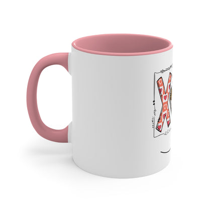 Sign of Love. XOXO. Accent Coffee Mug, 11oz