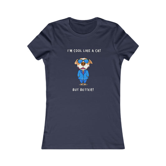 Chuck The Cool Dog. Women's Favorite Tee