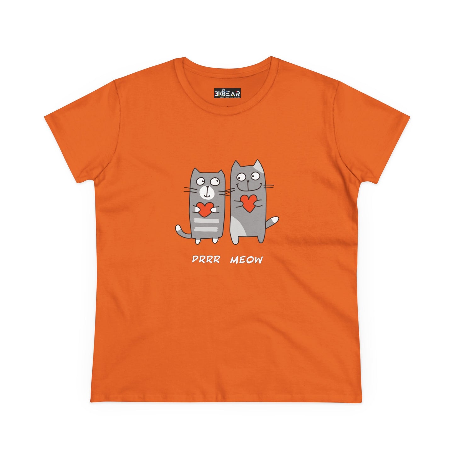 Happy Cat's. Prrr Meow. Women's Midweight Cotton Tee