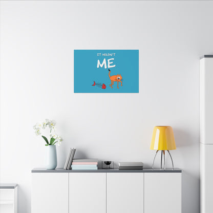 Leo The Cat Didn't Do It. Canvas Gallery Wraps
