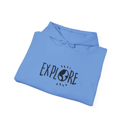 Explore Hoodie – Adventure Graphic Sweatshirt, Unisex Outdoor Hoodie