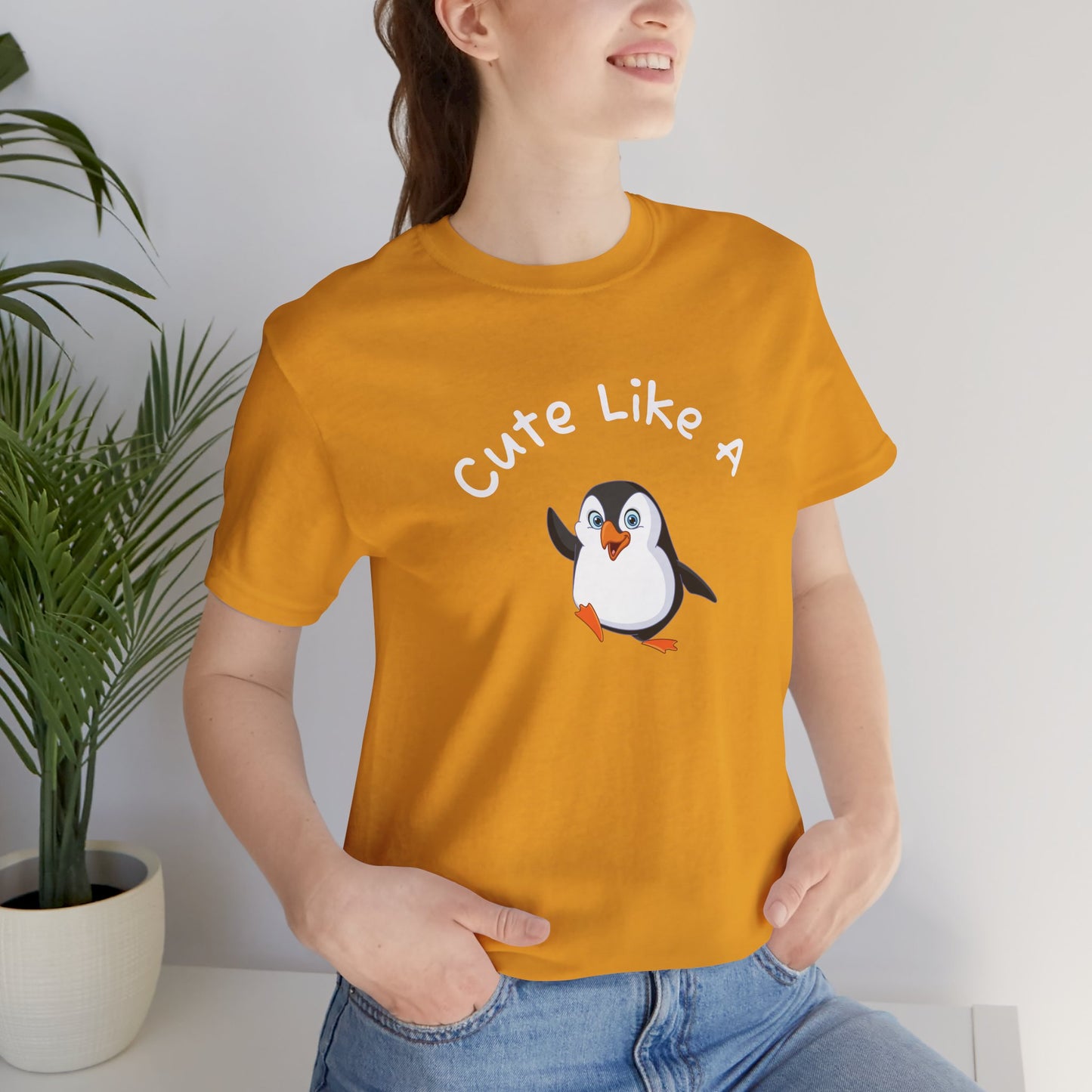 Cute Like a Penguin. Unisex Jersey Short Sleeve Tee