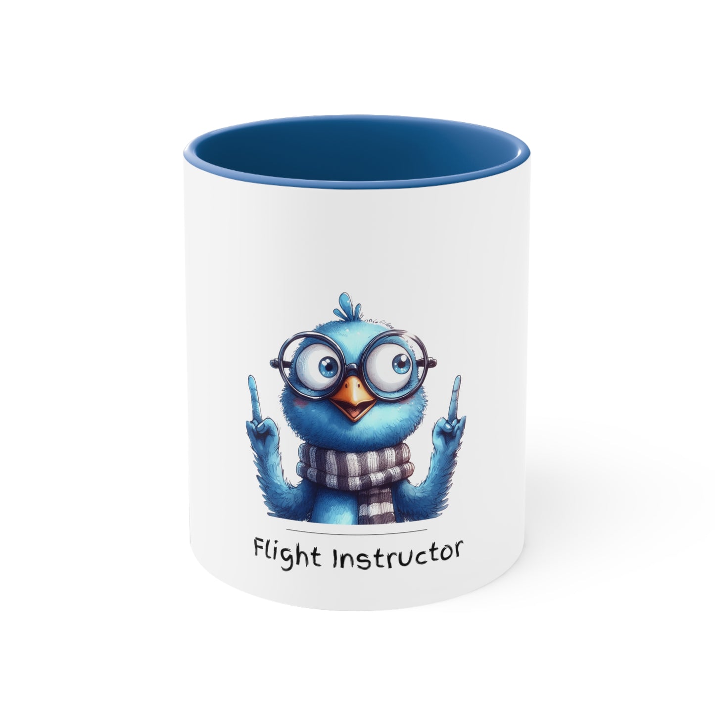 Flight Instructor. Accent Coffee Mug, 11oz