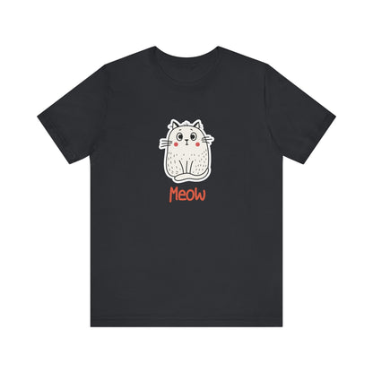 Loki The Cat. Meow. Unisex Jersey Short Sleeve Tee
