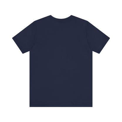 Solid Navy. Unisex Jersey Short Sleeve Tee