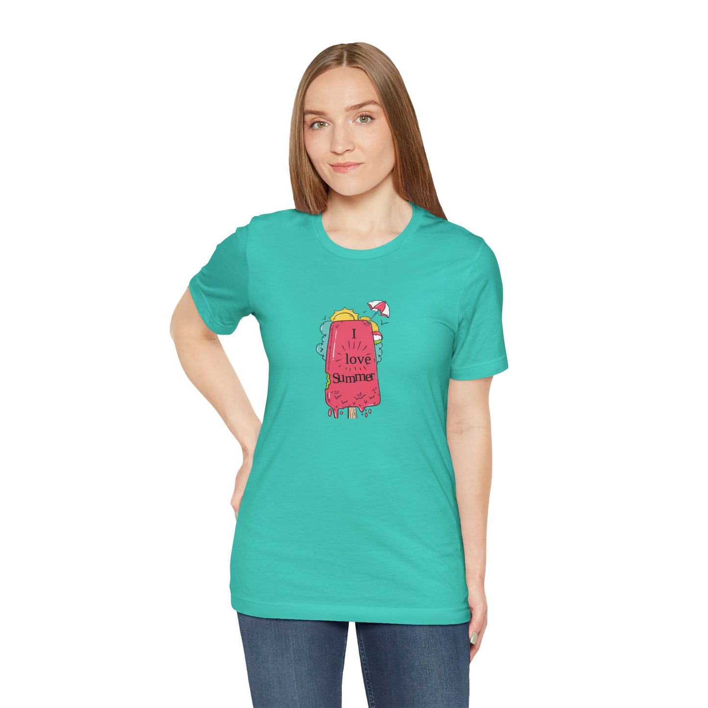 I Love Summer. Unisex Jersey Short Sleeve Tee