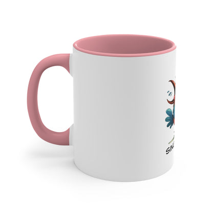 Singing Bird.  Accent Coffee Mug, 11oz