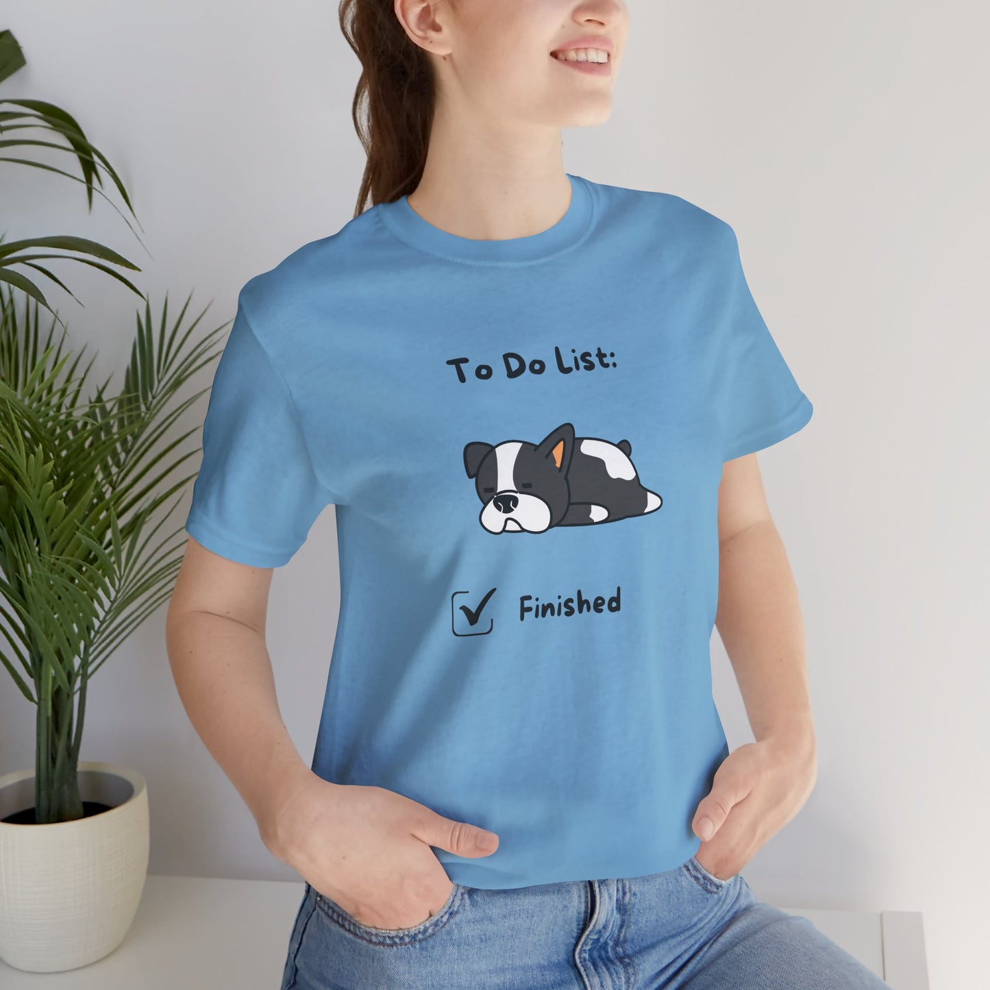 To Do List. Finished. Unisex Jersey Short Sleeve Tee