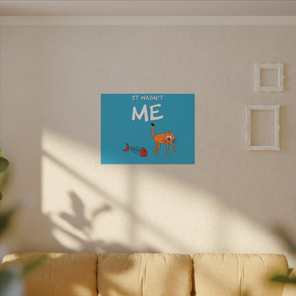 Leo The Cat Didn't Do It. Canvas Gallery Wraps