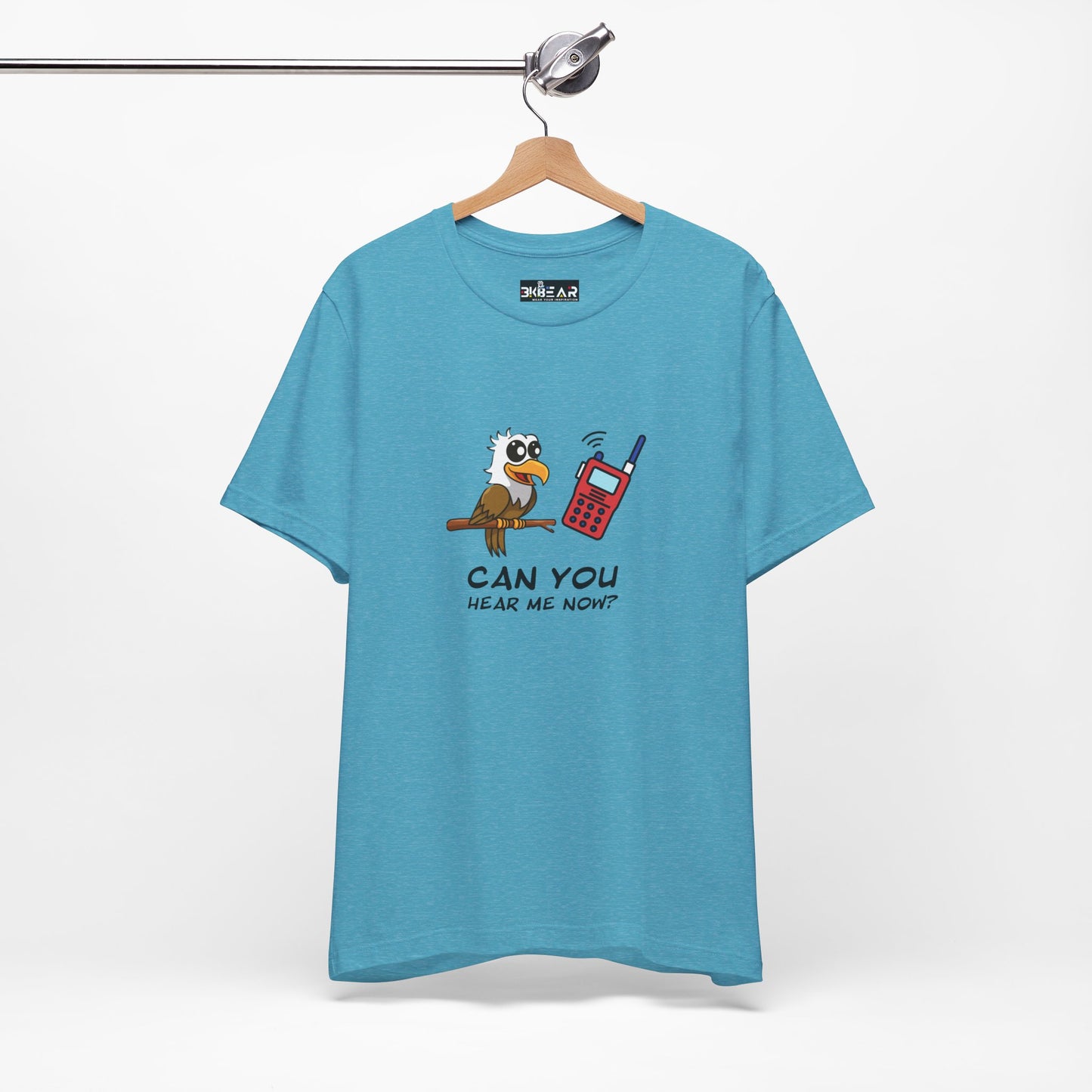 Burrowing Owl. Can You Hear Me Now? Unisex Jersey Short Sleeve Tee