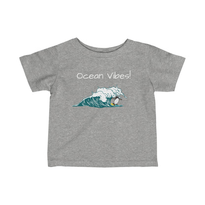 Ocean Vibes. Infant Fine Jersey Tee