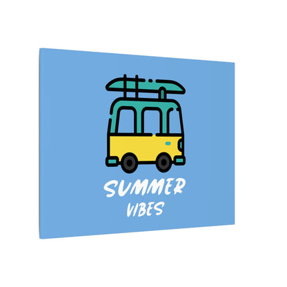 Summer Vibes Canoe on Van. Canvas Gallery Wraps