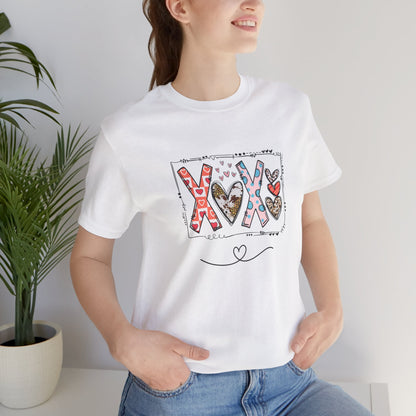 Sign of Love. XOXO.  Women's Unisex Jersey Short Sleeve Tee