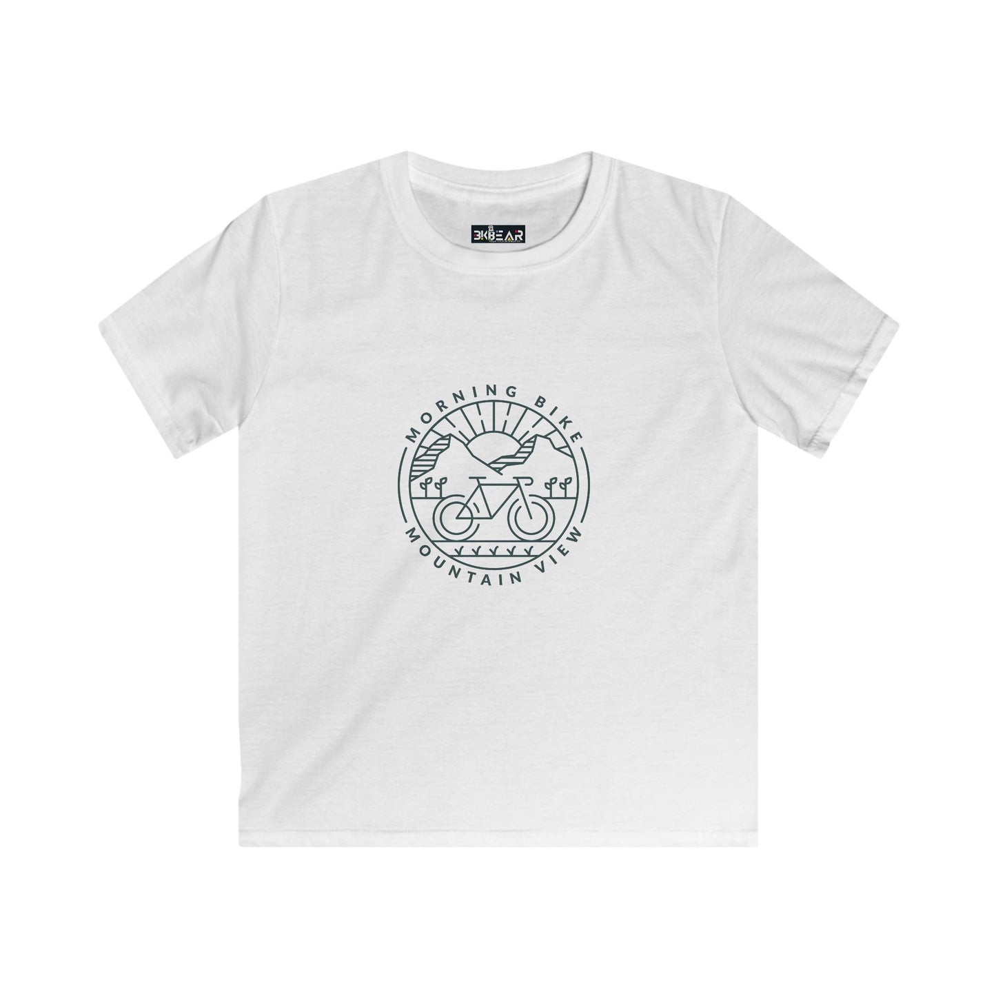 Morning Bike Mountain View Adventure Kids T-Shirt