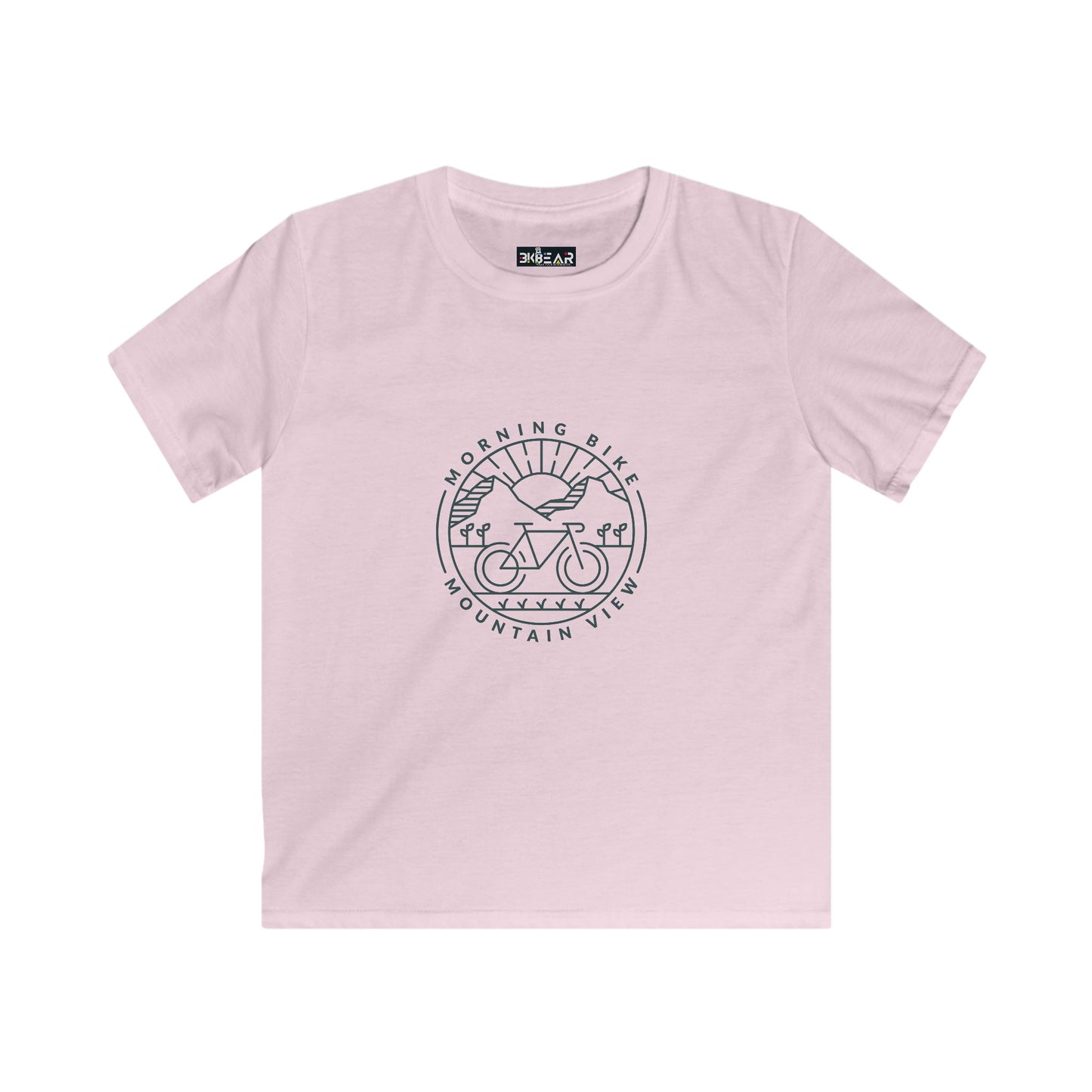 Morning Bike Mountain View Adventure Kids T-Shirt