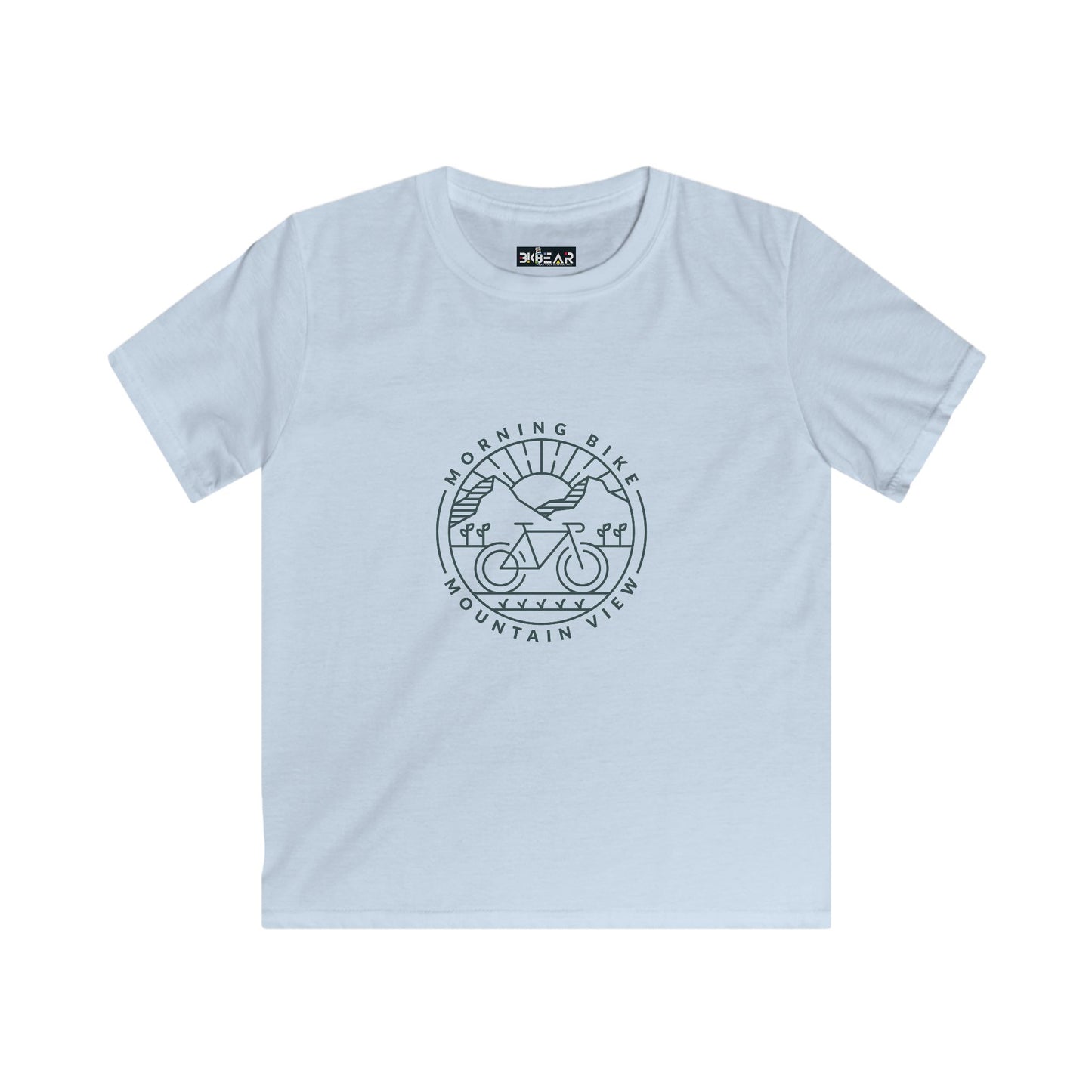 Morning Bike Mountain View Adventure Kids T-Shirt