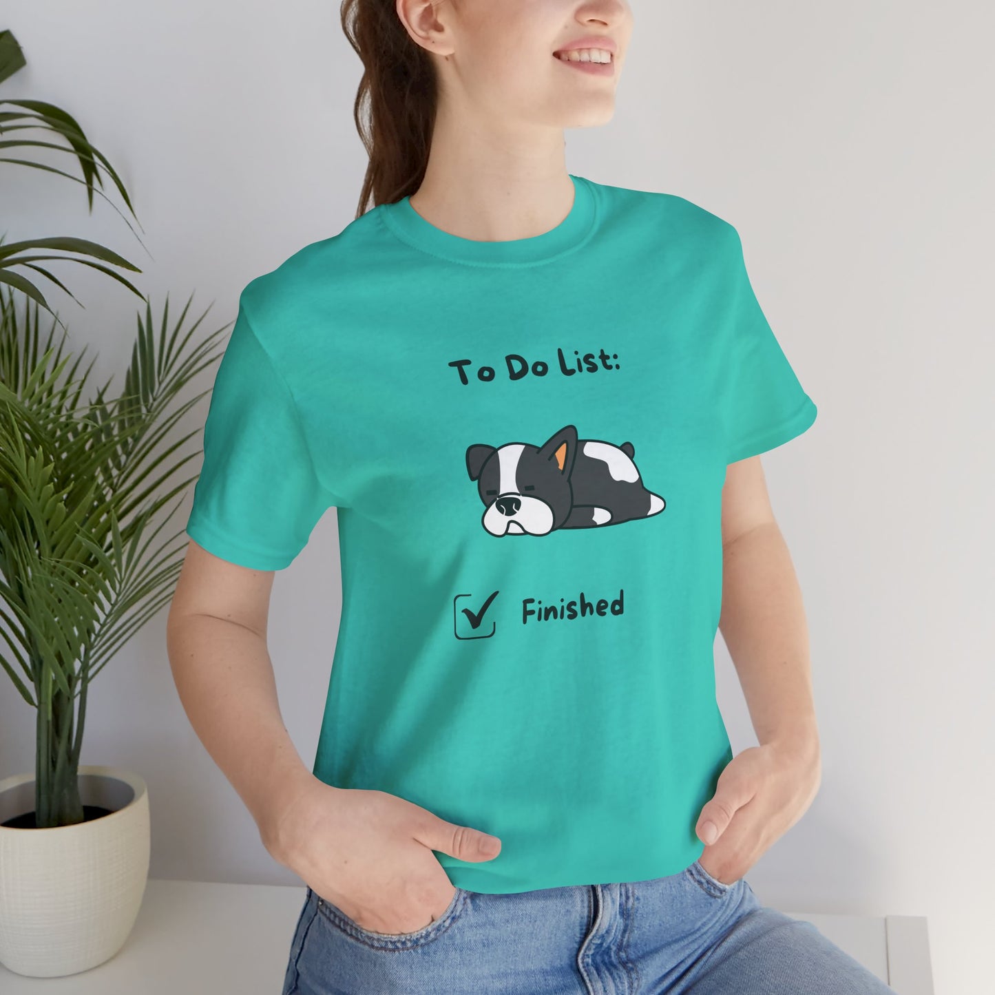 To Do List. Finished. Unisex Jersey Short Sleeve Tee