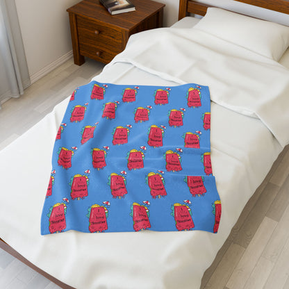 I Love Summer. Plush Blanket