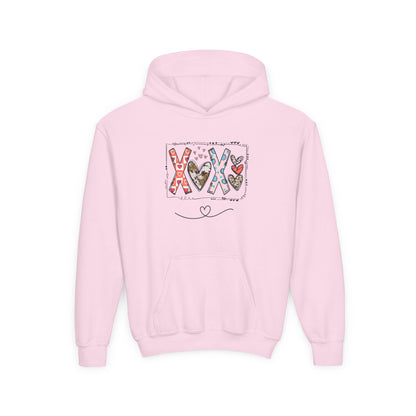 Sign of Love. XOXO. Kids Hoodie