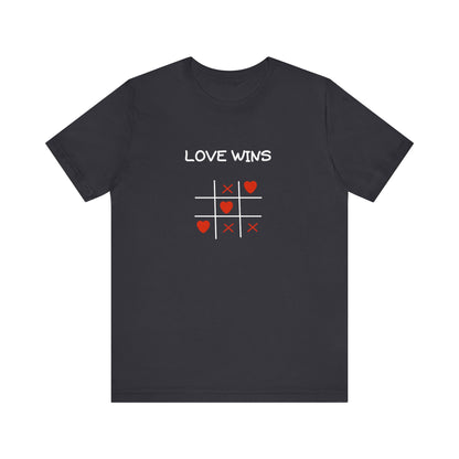 Love Wins!  Unisex Jersey Short Sleeve Tee