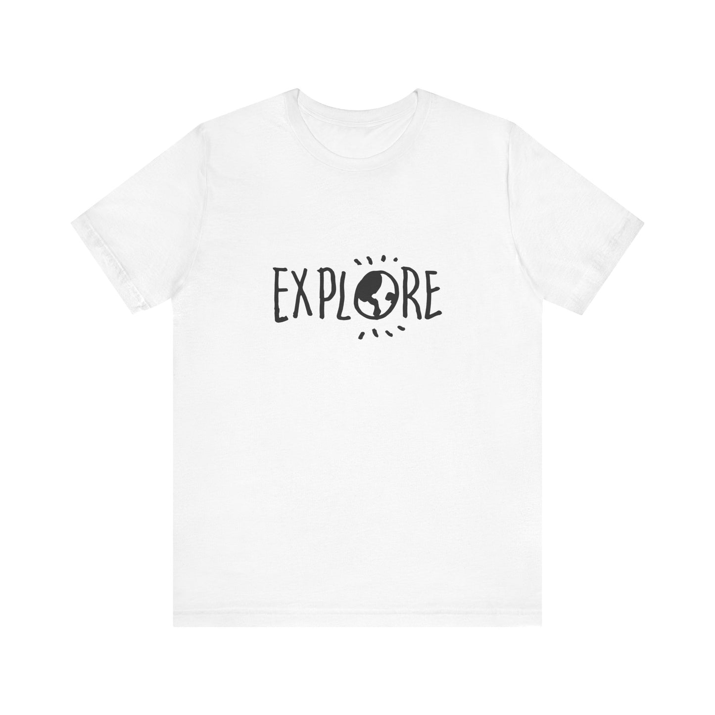 Explore. Unisex Jersey Short Sleeve Tee