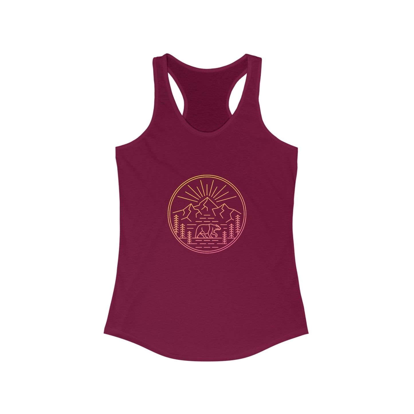 Explore The Outdoors. Women's Ideal Racerback Tank