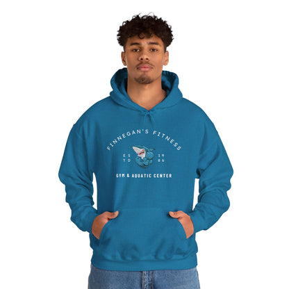 Shark Gym Hoodie – Finnegan’s Fitness & Aquatic Center Sweatshirt