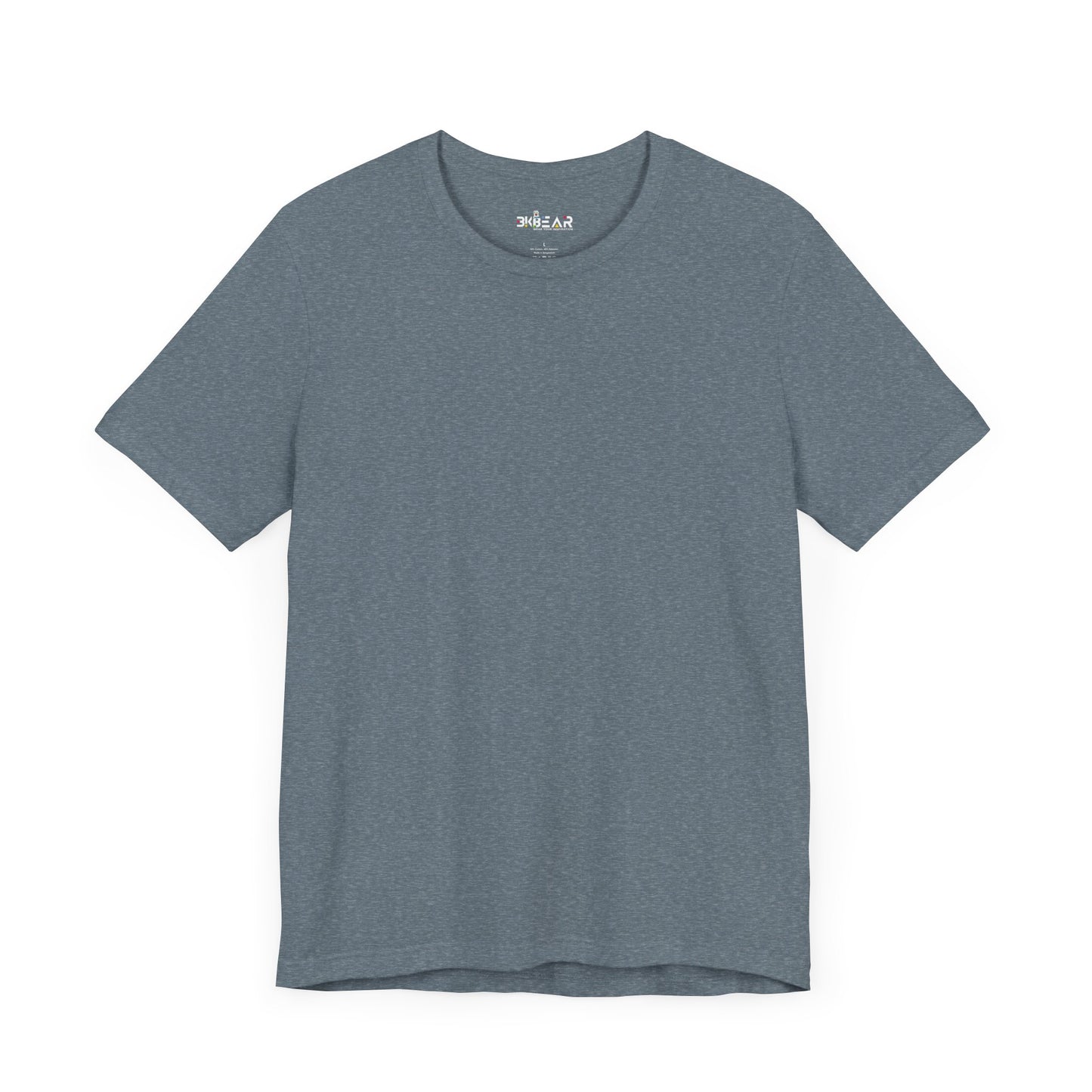 Solid Navy. Unisex Jersey Short Sleeve Tee