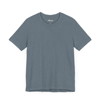 Solid Navy. Unisex Jersey Short Sleeve Tee
