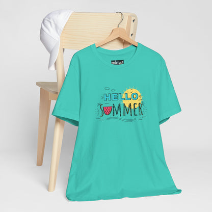 Hello Summer. Unisex Jersey Short Sleeve Tee