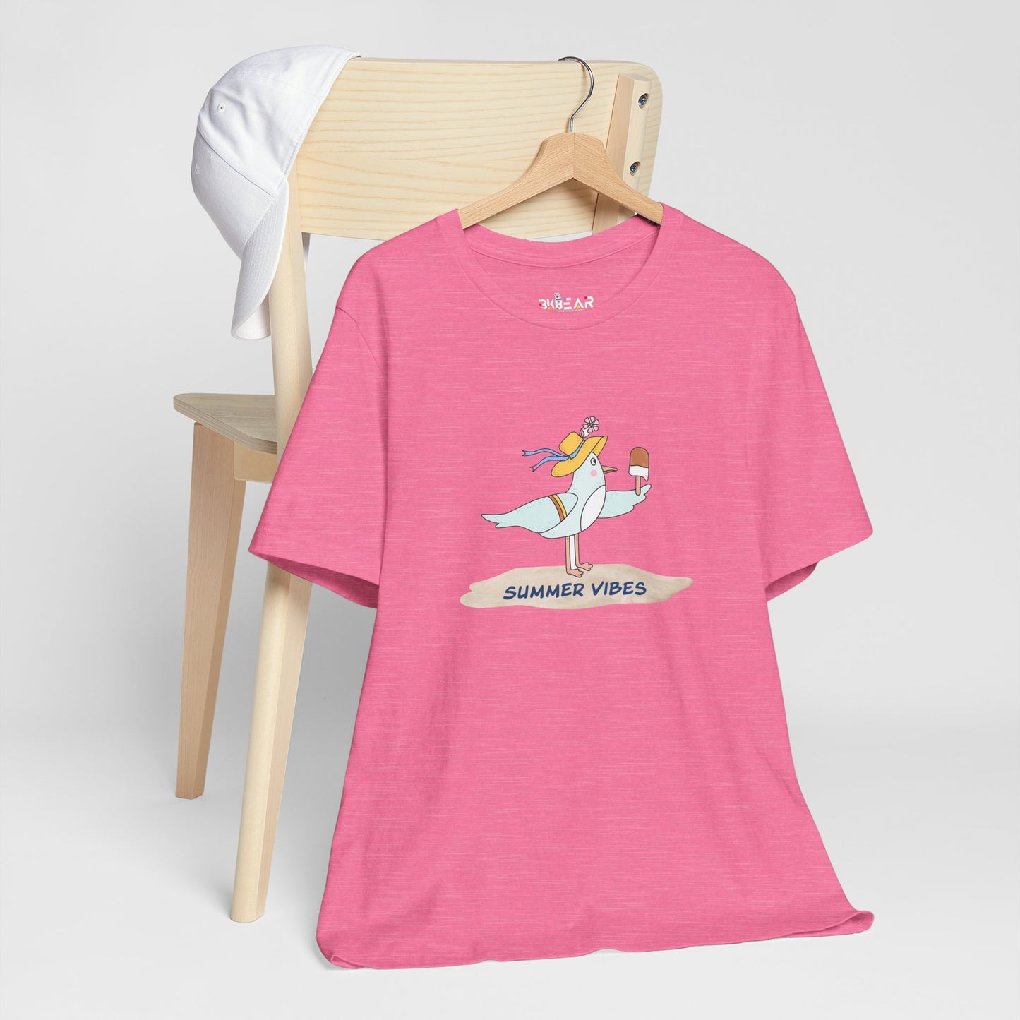 Regal Seagull Summer Vibes. Unisex Jersey Short Sleeve Tee