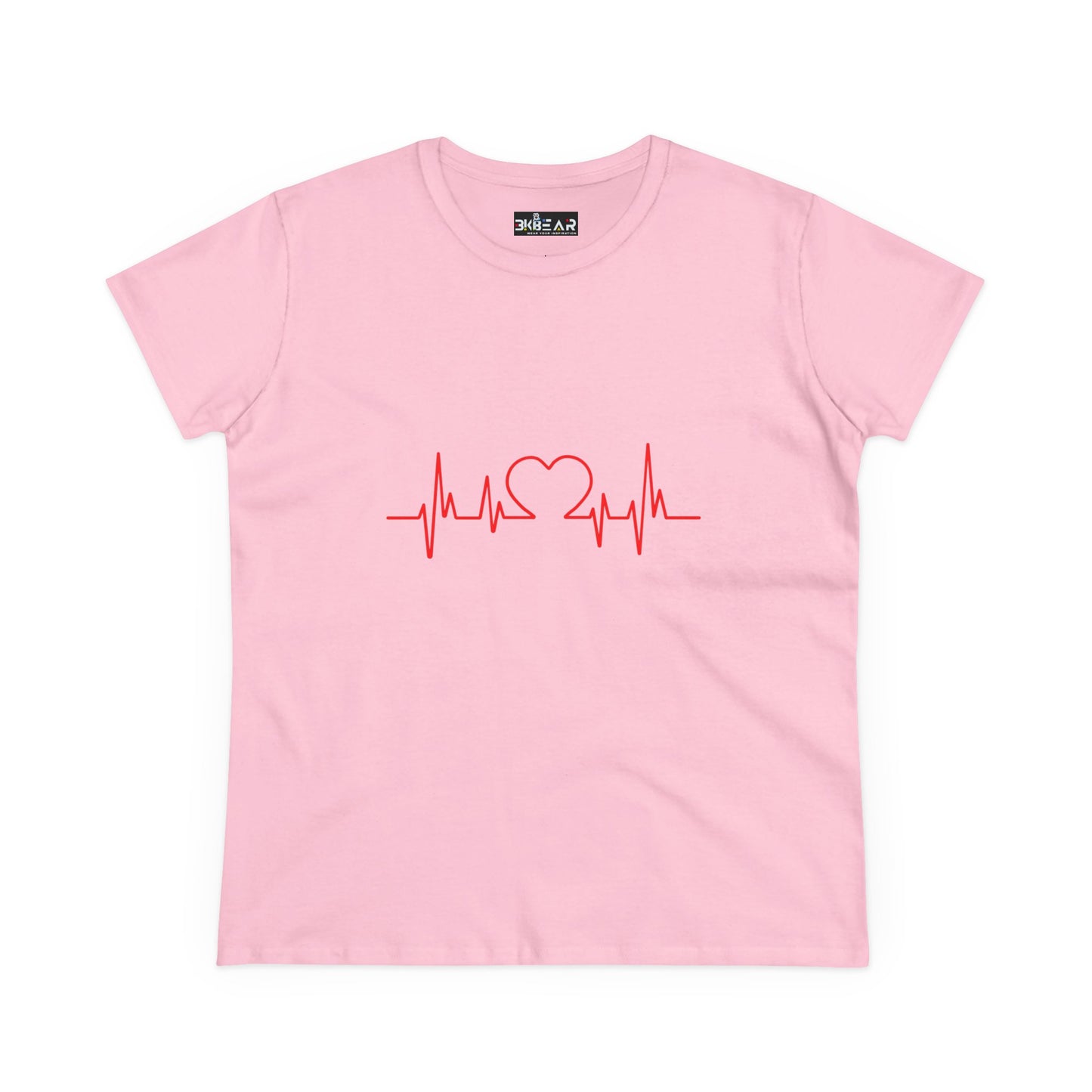 I Love You Heartbeat – Heartbeat Graphic T-Shirt for Women