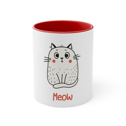 Loki The Cat. Meow. Time Coffee Mug, 11oz