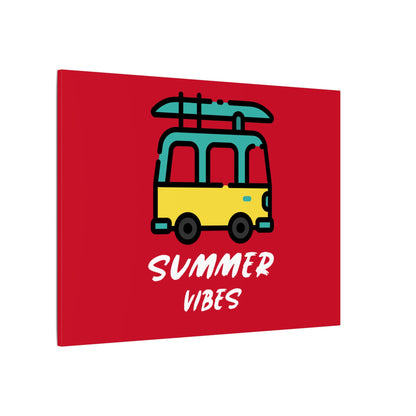 Summer Vibes Canoe on Van. Canvas Gallery Wraps
