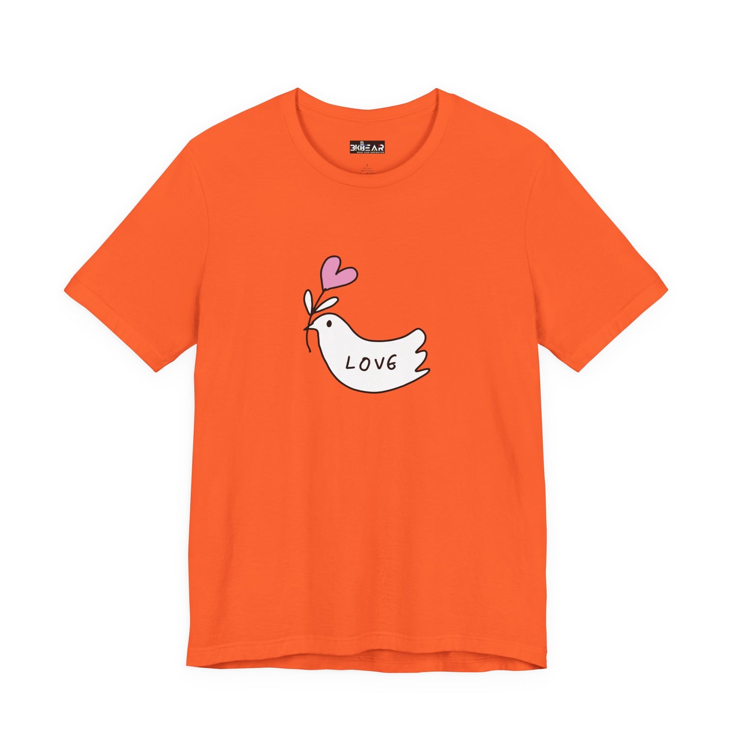 Love. Dove. Unisex Jersey Short Sleeve Tee