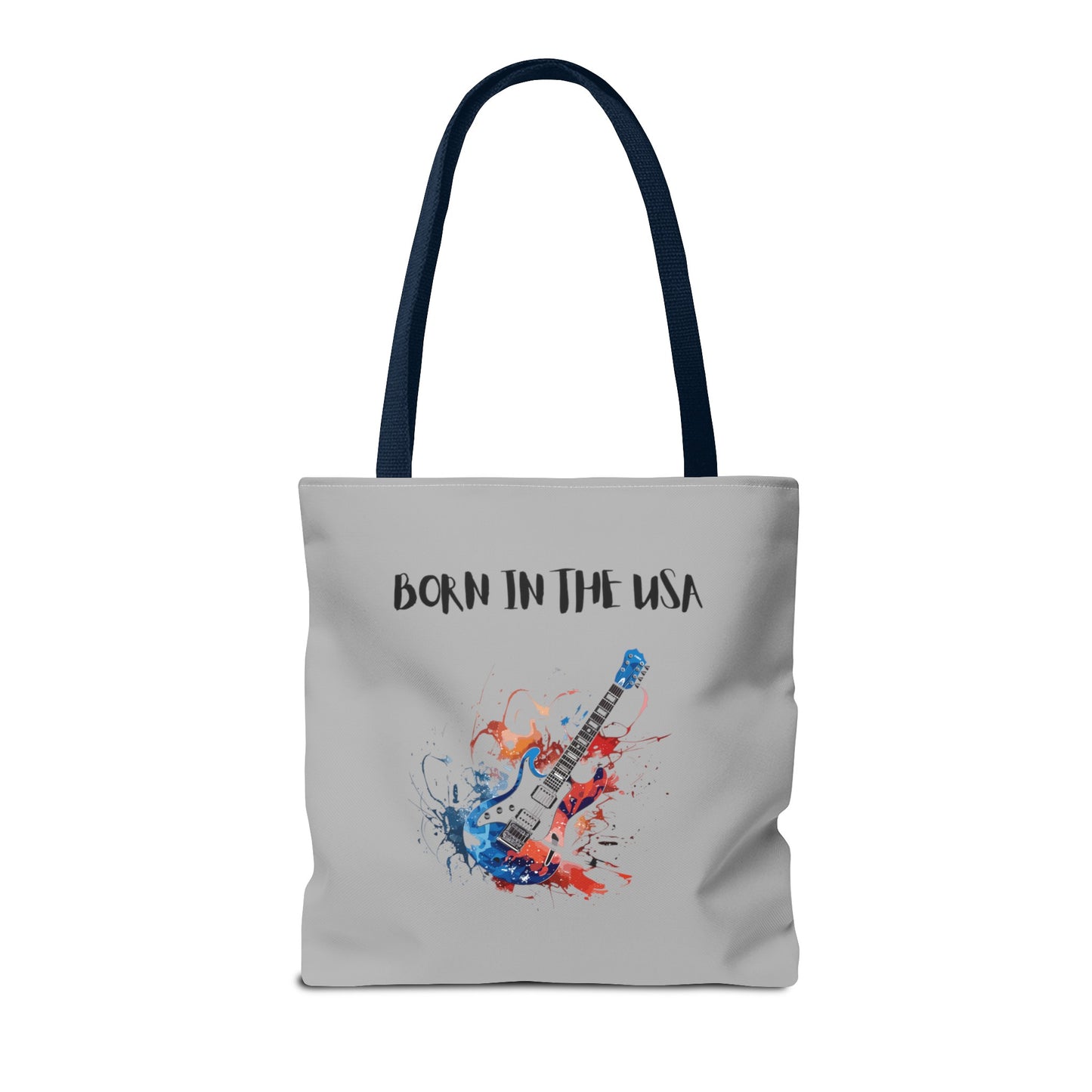 Born In The USA Guitar. Gray Tote Bag