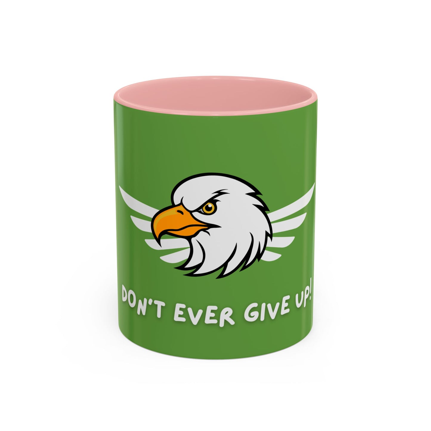 Don't Ever Give Up! Time Coffee Mug, 11oz