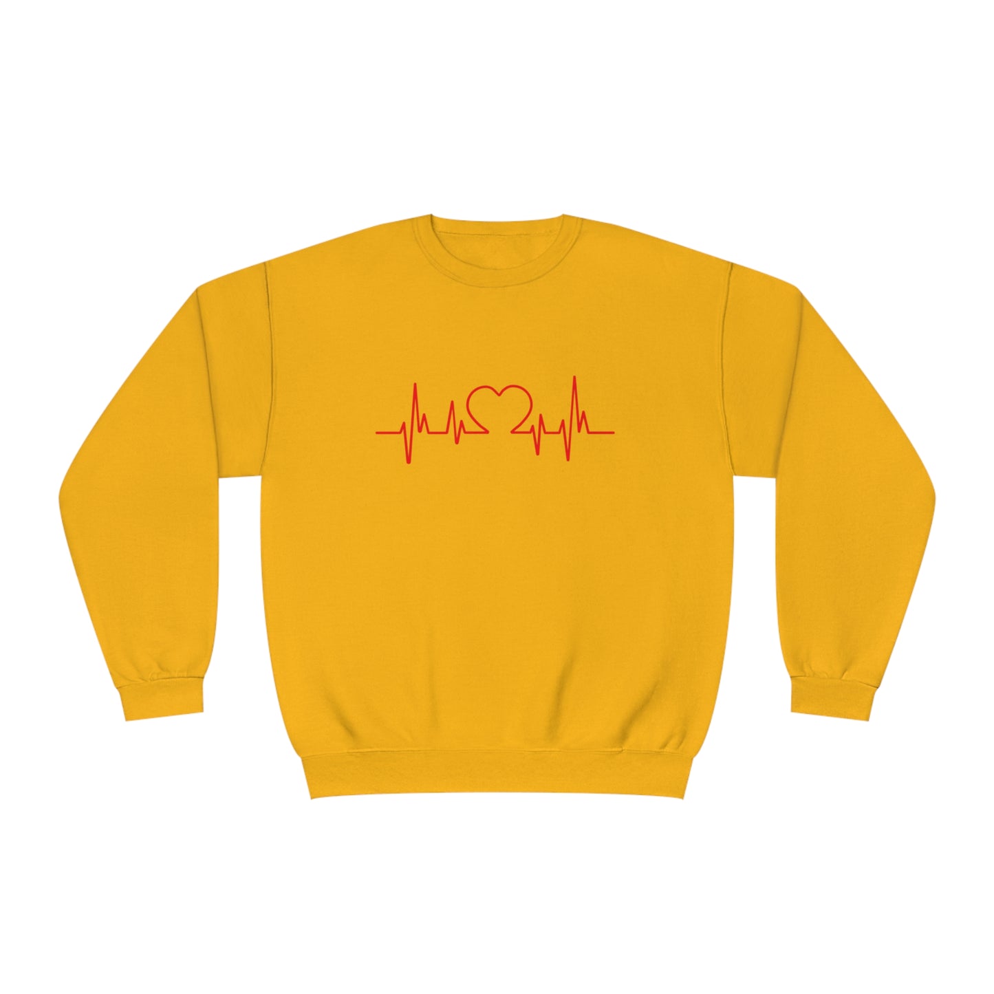 I Love You Heart Beat. Unisex NuBlend® Crewneck Sweatshirt