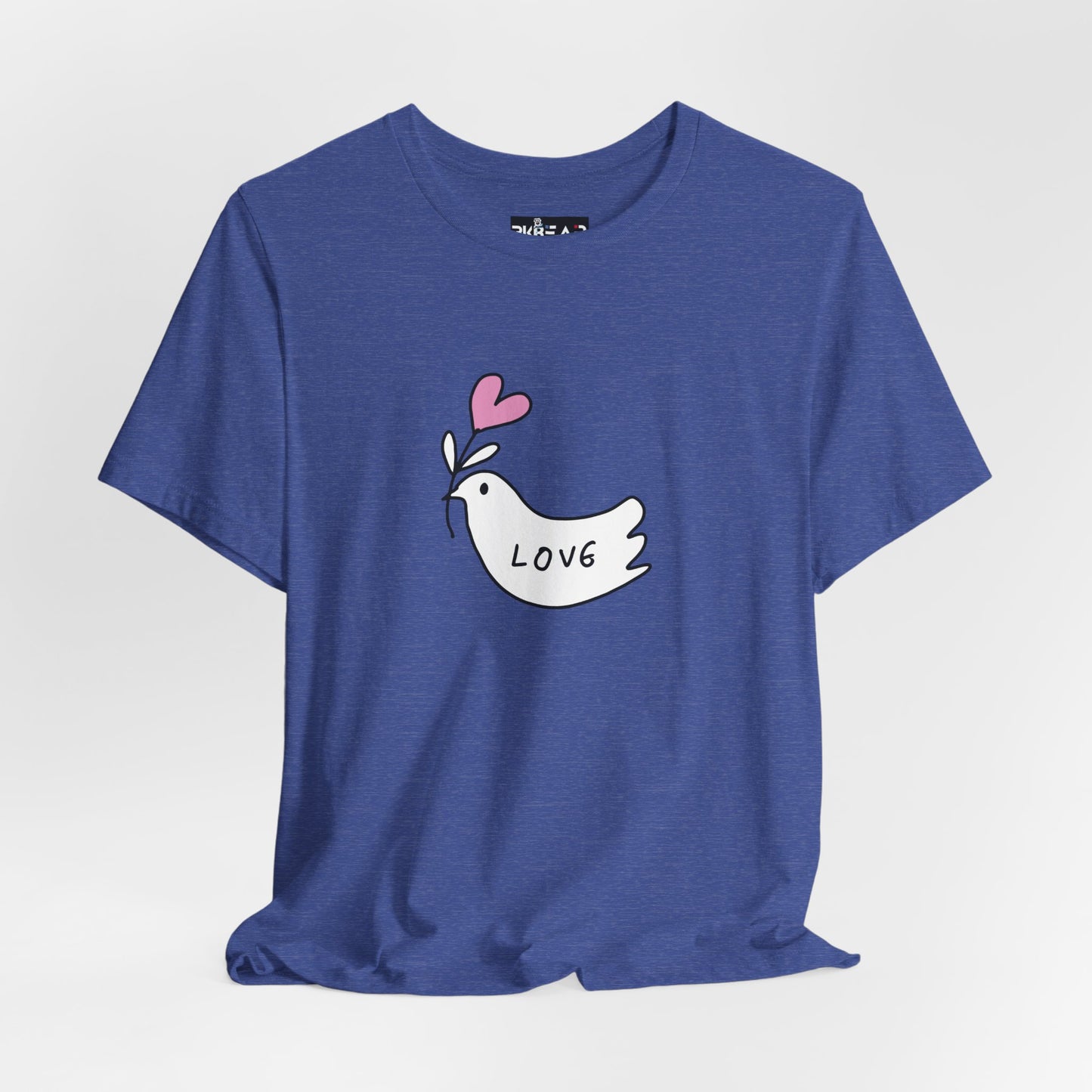 Love. Dove. Unisex Jersey Short Sleeve Tee