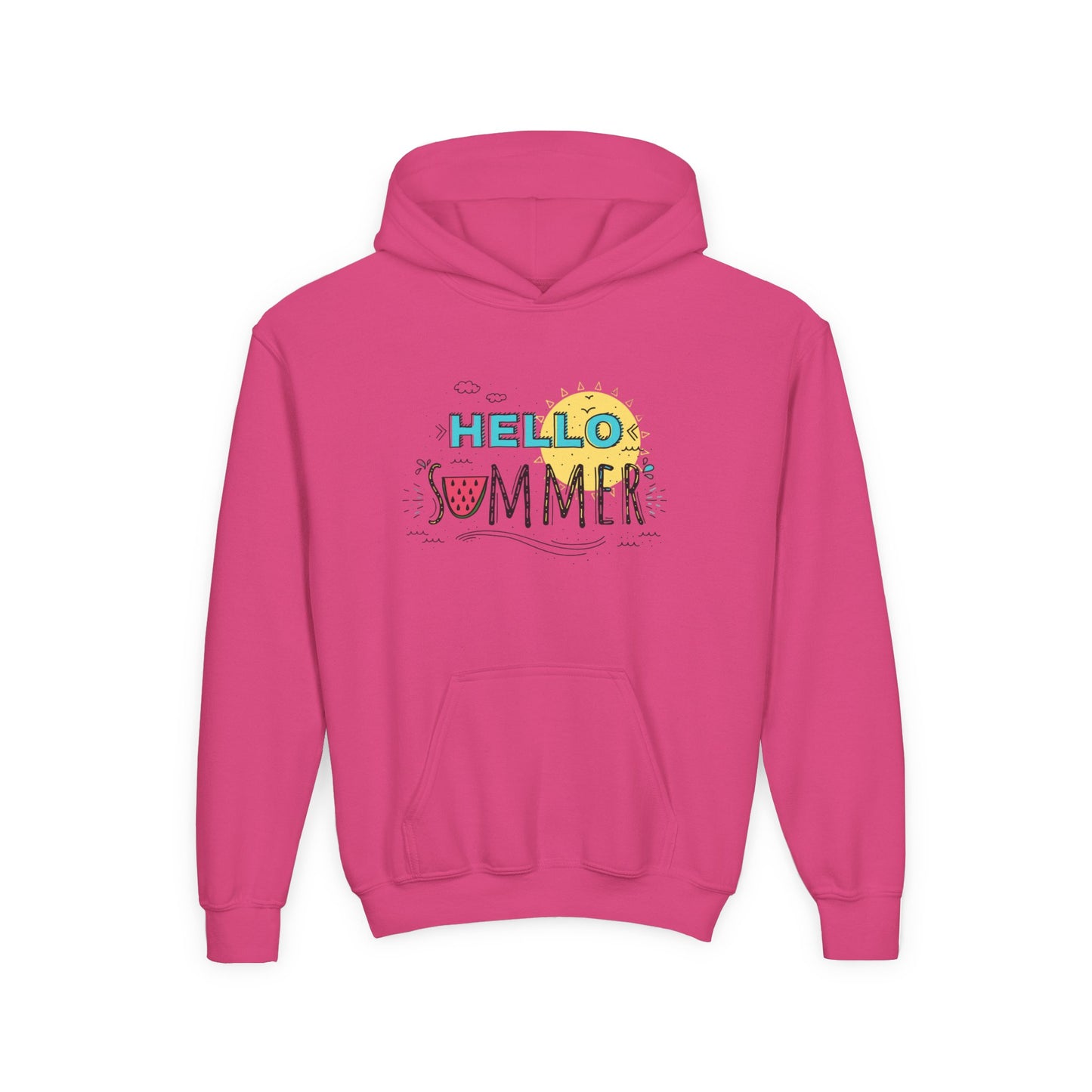 Hello Summer. Kids Hoodie