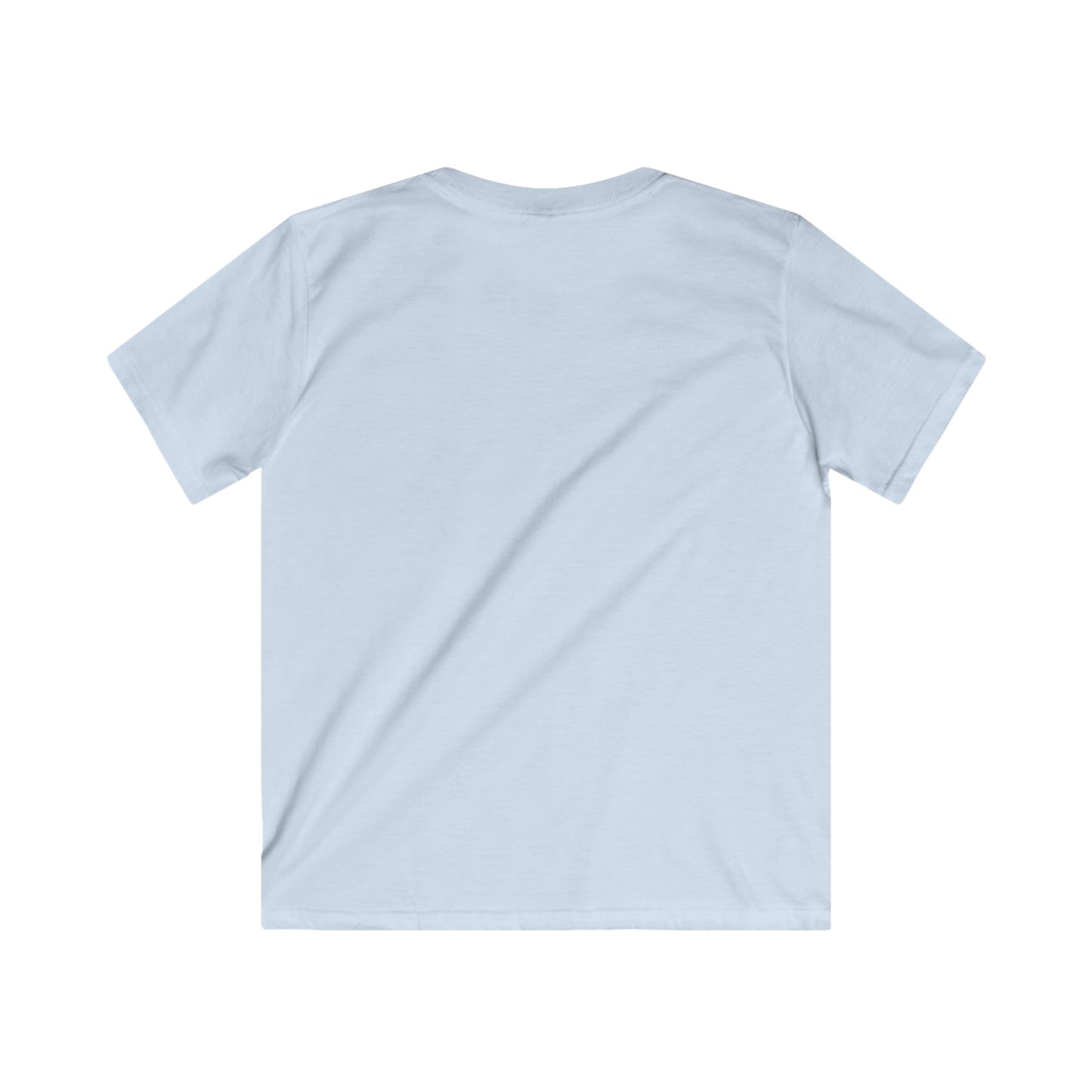 Solid Light Blue. Kids Softstyle Tee