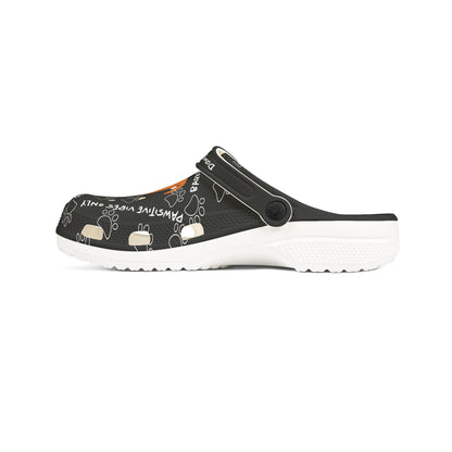 Black Dawgs For A Cause Rubber Clogs For Men