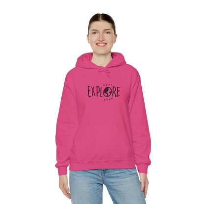 Explore Hoodie – Adventure Graphic Sweatshirt, Unisex Outdoor Hoodie