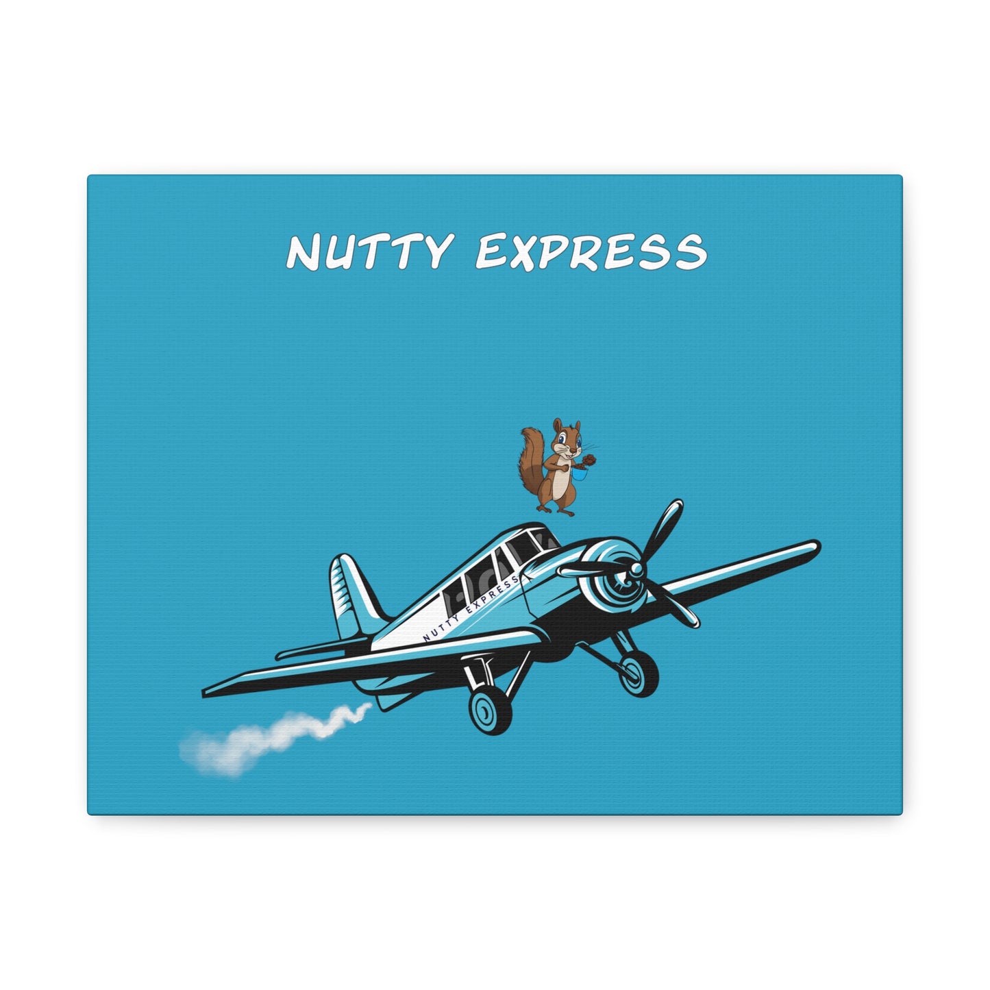 Nutty's Express Delivery. Always On-Time. Canvas Gallery Wraps